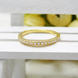 Micro Inlaid Fashion Full Diamond Thin Ring Band – Stylish Gifts — 5