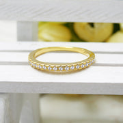 Micro Inlaid Fashion Full Diamond Thin Ring Band – Stylish Gifts — 5