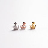 Crown Zircon Stud Earrings – Holiday Gift Ideas — 3