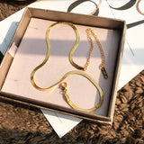 Snake chain necklace – Jewelry Gift Ideas — 3