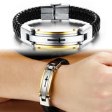 Cross stainless steel bracelet – Jewelry Gift Ideas — 3