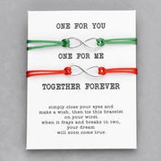 Wish card couple bracelets – Gifts for Couples — 7