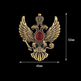 High-end Retro Wings Double-headed Eagle Badge Brooch – Stylish Gifts — 5