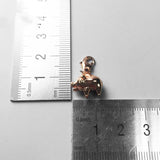 Rose Gold Piggy Pendant With 925 Sterling Silver – Jewelry Gift Ideas — 3