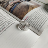 Irregular corrugated fold ring – Meaningful Gifts — 4