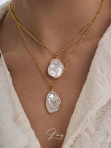 Natural Baroque Petal Pearl Pendant Necklace – Jewelry Gift Ideas — 2