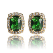 Colored large zircon personality earrings – Everyday Gifts — 17