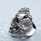 Titanium Steel Punk Skull Ring Overbearing Man – Gifts for Him — 3