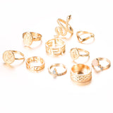 Diamond-shaped 10-piece ring – Birthday Gifts — 2