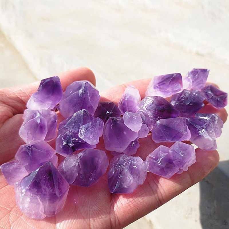 Natural amethyst handmade pendant – Jewelry Gift Ideas — 1