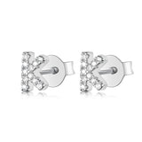 S925 Pure Silver Ear Nail With 24 Letters – Beauty Gifts — 10