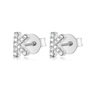 S925 Pure Silver Ear Nail With 24 Letters – Beauty Gifts — 10