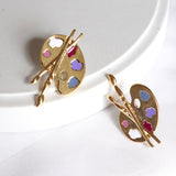 Style Drawing Board Earrings Nail Women Simple – Stylish Gifts — 3