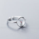 Jade rabbit ring on the moon – Gifts for Pet Lovers — 1