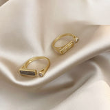 Vintage niche design zircon marble ring – Unique Gift Ideas — 5