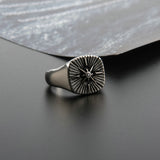 Compass titanium steel ring – Gift Ideas — 2