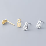 Small Forest Cute Sweet Fruit Pineapple Earrings – Holiday Gift Ideas — 5
