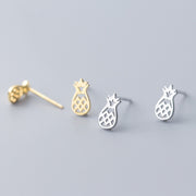 Small Forest Cute Sweet Fruit Pineapple Earrings – Holiday Gift Ideas — 5