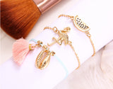Vintage Flamingo Watermelon Hollow Shell Bracelet – Jewelry Gift Ideas — 5