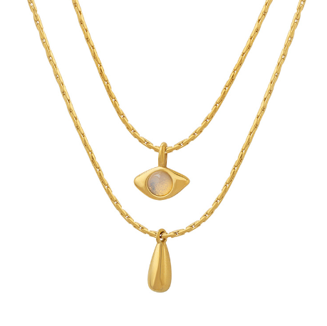 Maya's Vision Gold Layered Necklace – Jewelry Gift Ideas — 1