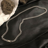 Neutral Texture Heavy Industry Punk Couple Chain – Jewelry Gift Ideas — 1