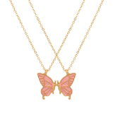 2pcs Oil Drip Butterfly Necklace Ins Creative – Jewelry Gift Ideas — 7