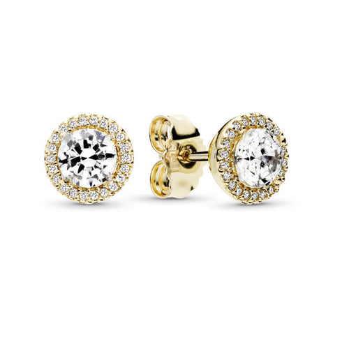 Called Zircon White Rhinestone Charm Stud Earrings – Gifts for Her — 2