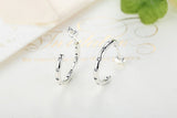Simple classic zircon s925 silver earrings – Practical Gifts — 4
