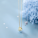 Diamond crown clavicle chain – Thoughtful Gifts — 4