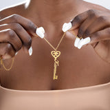 Key Stainless Steel Necklace – Jewelry Gift Ideas — 5