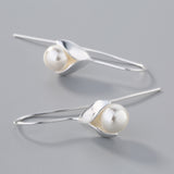Long pendant pearl earrings – Jewelry Gift Ideas — 3