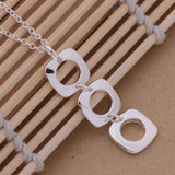 Silver Plated Set Korean Fashion Square Earring – Jewelry Gift Ideas — 4