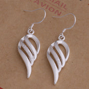 Silver Jewelry Korean Feather Earrings Bracelet – Jewelry Gift Ideas — 5