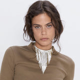 Rhinestone Tassel Metal Necklace – Jewelry Gift Ideas — 3