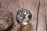 Tiger head lion vintage stainless steel ring – Holiday Gift Ideas — 3