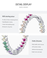 S925 Sterling Silver Color Zircon Earrings – Gift Ideas — 7