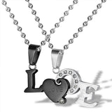 Creative LOVE Letter Diamond Pendant Necklace – Jewelry Gift Ideas — 2