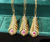 Light Luxury 925 Silver Brushed Feather Pendant – Jewelry Gift Ideas — 5