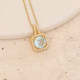 Ice Flower Blue Love Pendant Personality – Jewelry Gift Ideas — 3