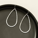 Metal Water Drop Hollow Stud Earrings Simple – Everyday Gifts — 10