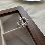 S925 Sterling Silver Korean Fashion Tie Ring – Stylish Gifts — 2