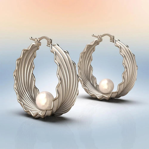 Creative Design Pearl Shell Eardrops – Small Gift Ideas — 2