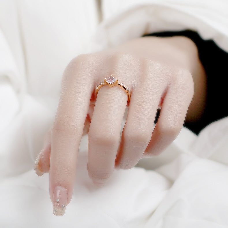 High Grade Lavender Crystal Ring – Surprise Gifts — 1