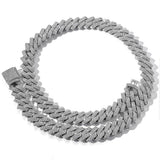 Men's Bar Cuban Necklace Hiphop Copper Set Zircon – Jewelry Gift Ideas — 5