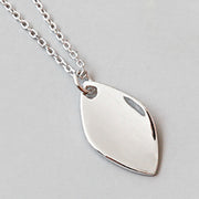 Diamond Curved Pendant Necklace – Jewelry Gift Ideas — 9