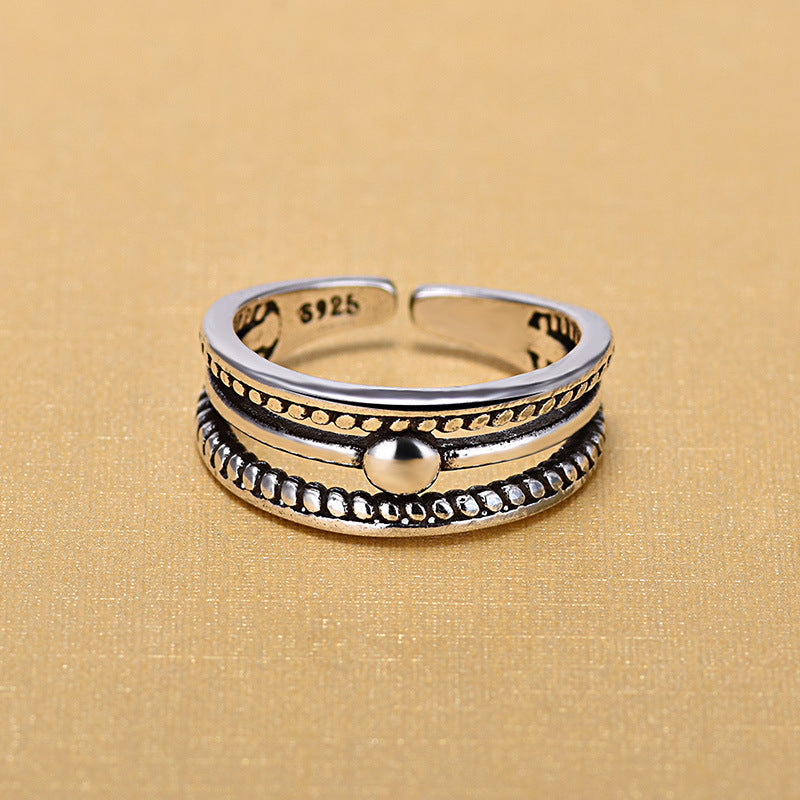 Thai silver twist ring ring – Gift Ideas — 1