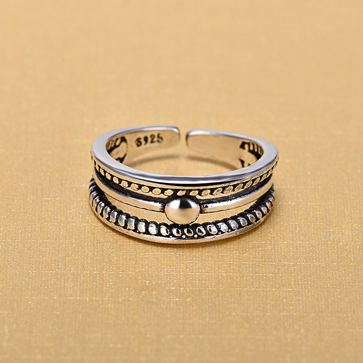 Thai silver twist ring ring – Gift Ideas — 1