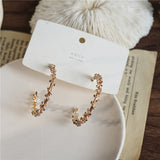 Large rhinestone wrapped earrings – Holiday Gift Ideas — 13