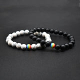 Stone Beads Couple Bracelets Volcanic Stone Beads – Jewelry Gift Ideas — 2
