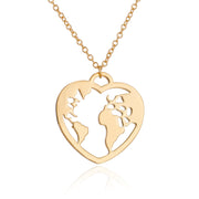 Necklace Love World Ladies Stainless Steel – Jewelry Gift Ideas — 3